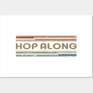 Hop Along Retro Lines Posters and Art